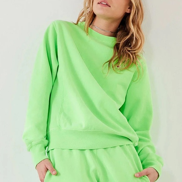 Champion Reverse Weave Neon Pullover Sweatshirt - Picture 3 of 6